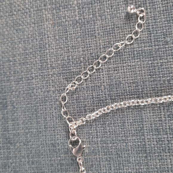 Silver Metal Alloy Tree of Life Lord's Prayer Engraved Pendant Necklace Earrings - Picture 4 of 5